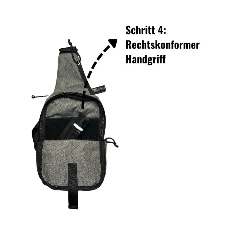 Waffenverbotszone Schulterholster-Transport-Tasche