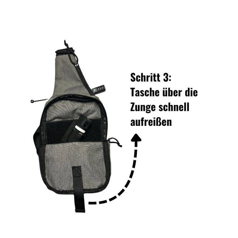 Waffenverbotszone Schulterholster-Transport-Tasche